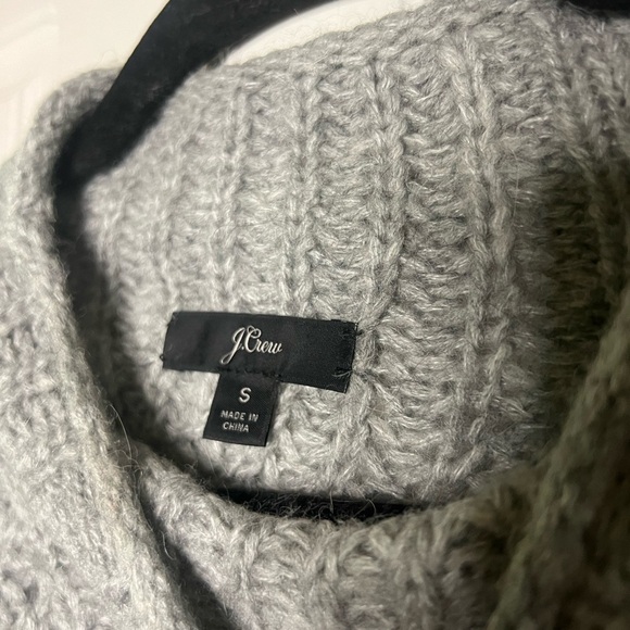 J. Crew pointelle Cableknit sweater alpaca blend - Picture 7 of 10